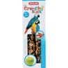 CRUNCHY STICK PERROQUETS POMME/CACAHU 115GR*** Zolux