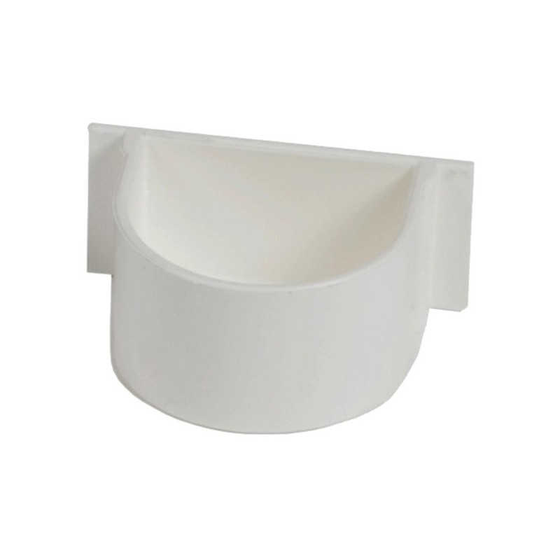 MANGEOIRE PLASTIQUE OISEAUX DEMI CERCLE 11CM**