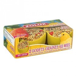 BOITE 2 GODETS MIEL...