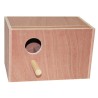 NID EN BOIS HORIZONTAL INSEPARABLES 25X16X16cm**  Benelux  (14635)