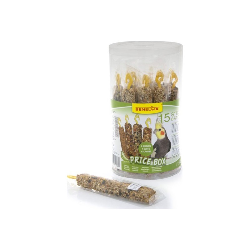 !!!!!!!PRICE BOX 15 BAGUETTES GRANDES PERRUCHES Benelux**