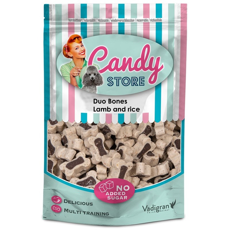 CANDY DUO BONES AGNEAU RIZ 180GR (12PCS)** VADI