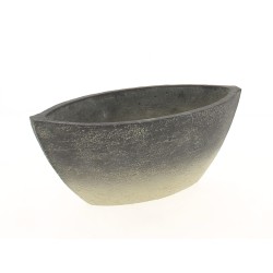 BARQUE GRISE 42*18H18CM