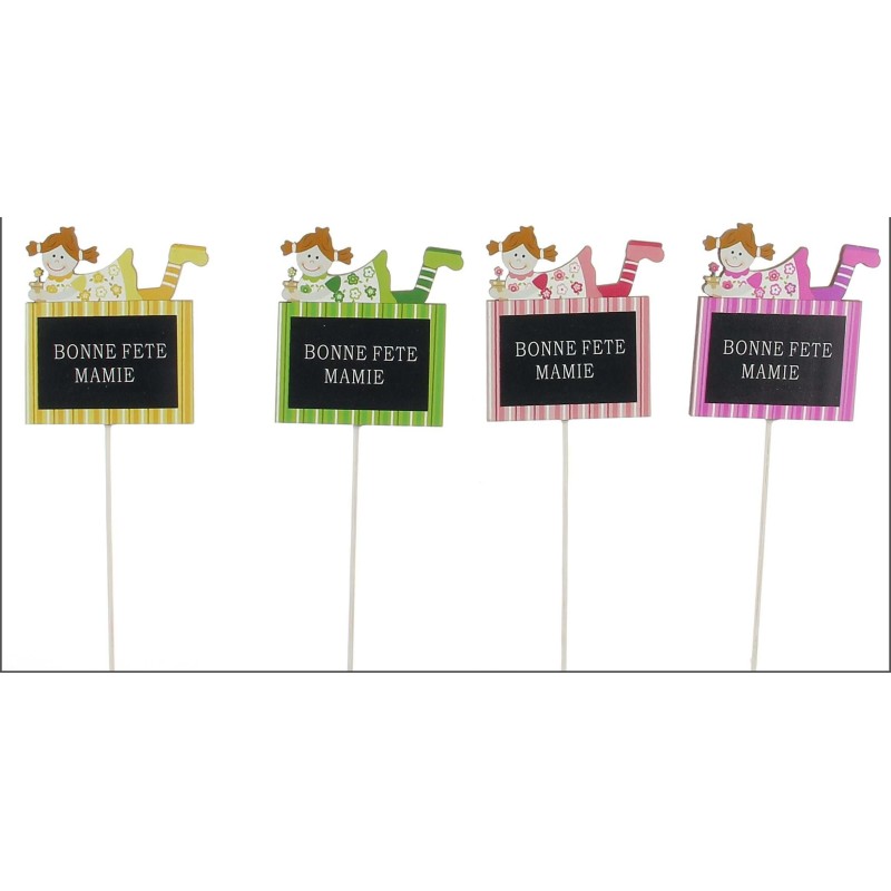 PIC "BONNE FETE MAMIE" ASS 4 6.5H28