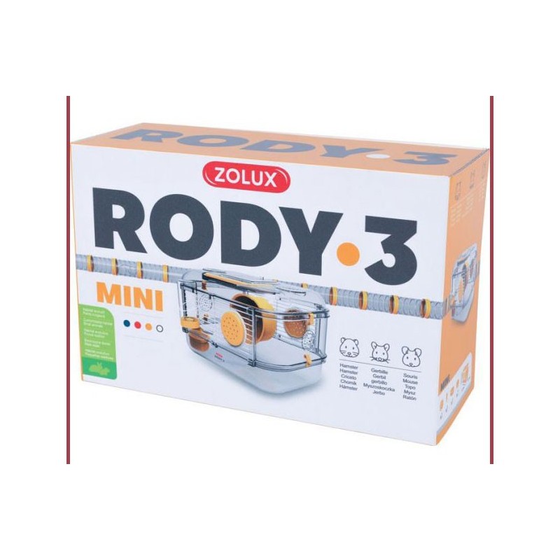 !!!!!!! CAGE RODY3 MINI 32x21x13 JAUNE