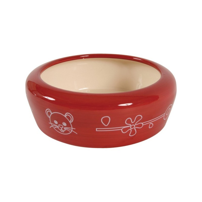 !!!!! GAMELLE CERAMIQUE GM 700ML ROUGE** Zolux