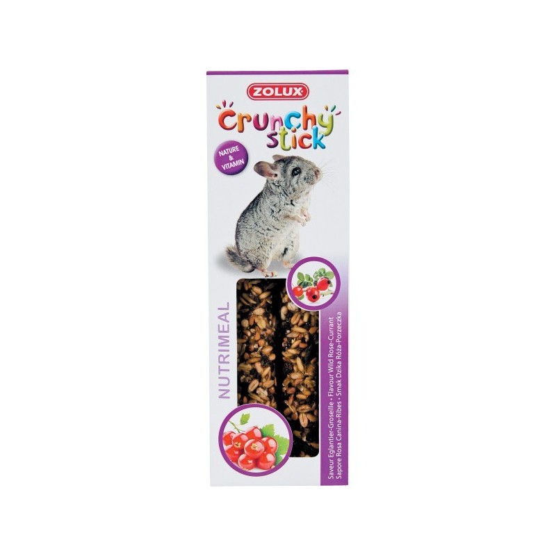 CRUNCHY STICK CHINCHILLAS EGLA/GROS 115GR** Zolux