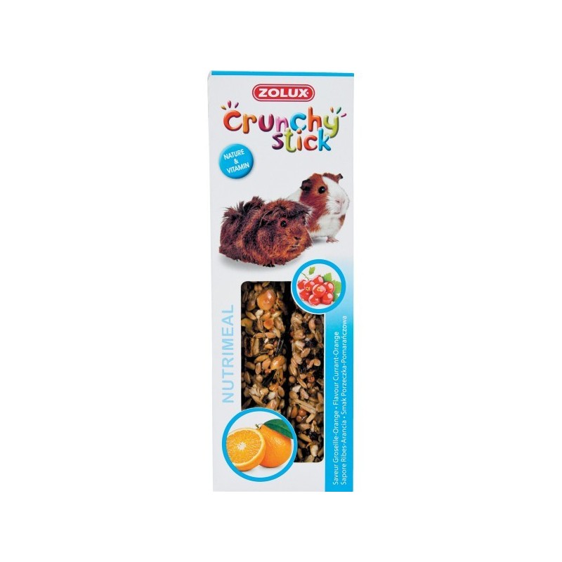 CRUNCHY STICK COCHON INDE GROSE/ORANGE 115GR** Zolux