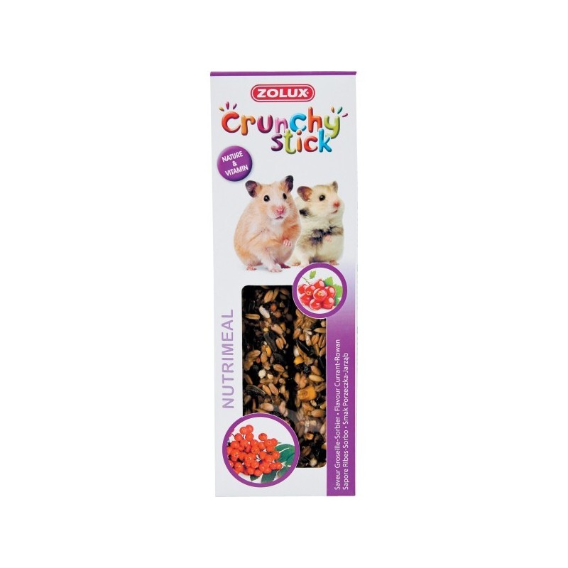 CRUNCHY STICK HAMSTER GROSE/SORBIER 115GR** Zolux
