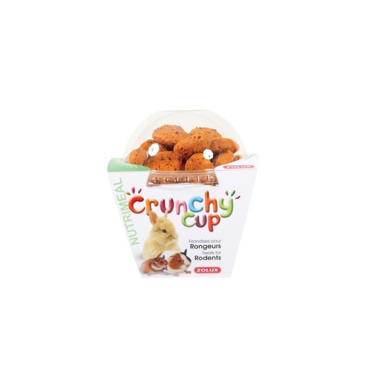 CRUNCHY CUP CAROTTE & LIN 200GR* Zolux