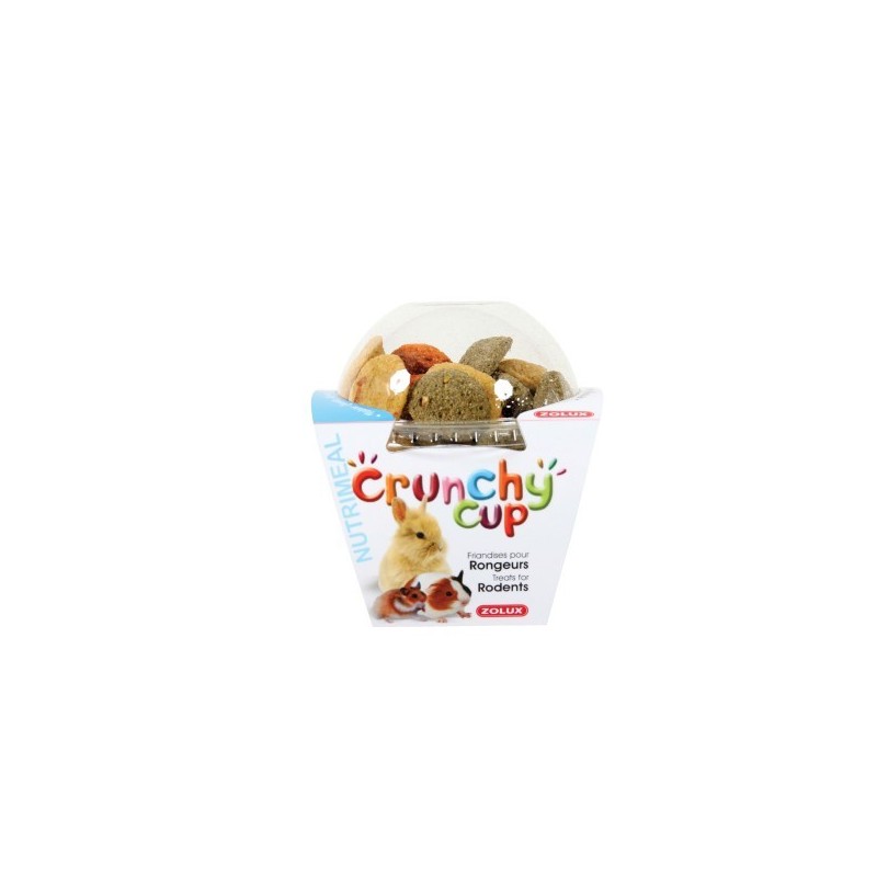CRUNCHY CUP NATURE-CAROTTE & LUZERN 200GR** Zolux