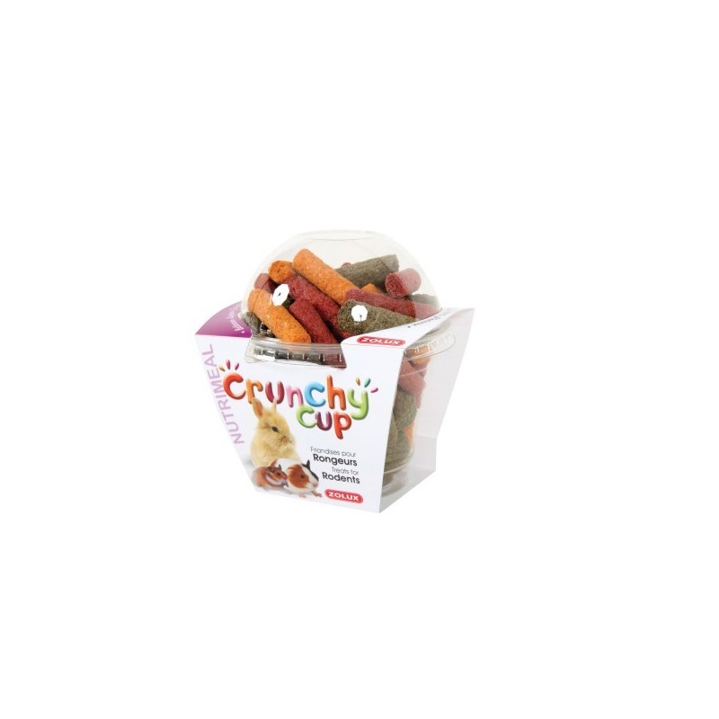 CRUNCHY CUP BETTERAVE-CAROTTE & LUZERN 180GR* Zolux