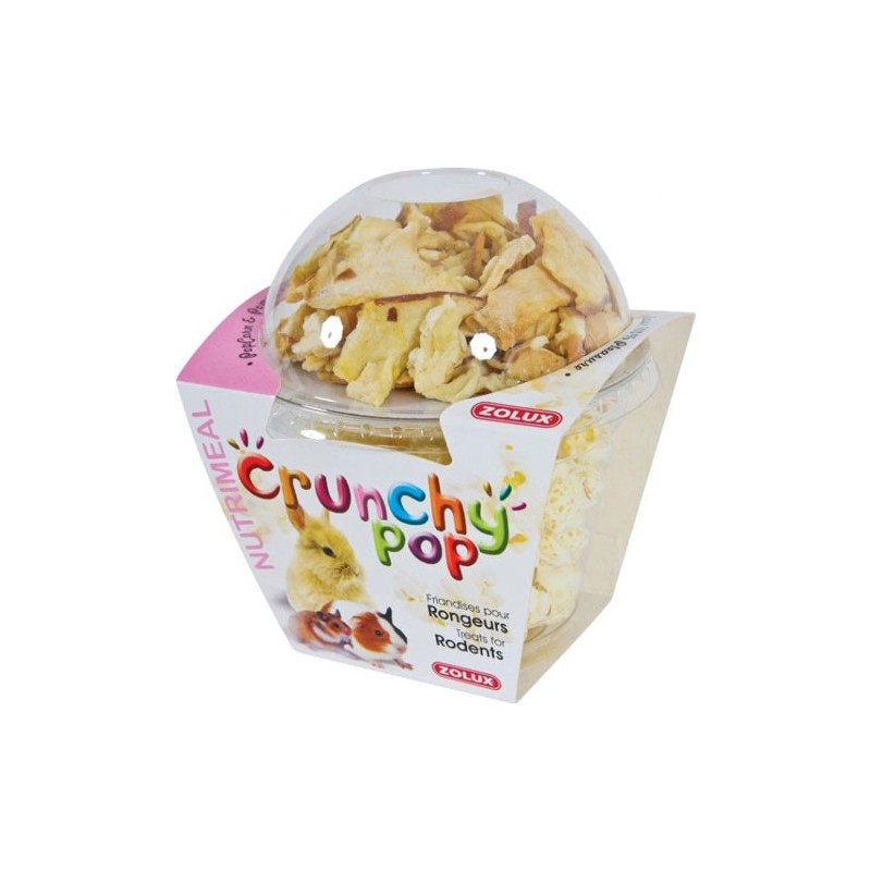 CRUNCHY POP POMME 33GR** Zolux