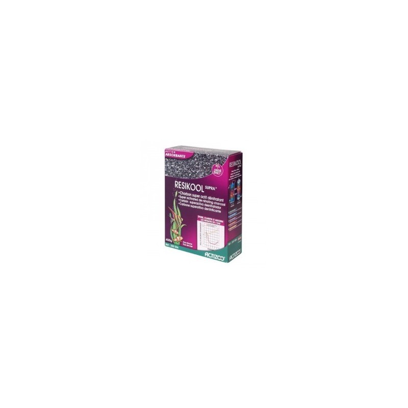 RESIKOOL 1L Charbon actif résiné (anti-nitrates)**+ Zolux