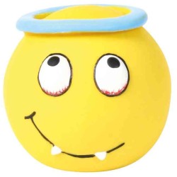!!!!!! Jouet balle smiley jaune latex 6cm  TRIXIE