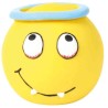 !!!!!! Jouet balle smiley jaune latex 6cm  TRIXIE