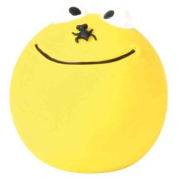 !!!!!! Jouet balle smiley jaune latex 6cm  TRIXIE