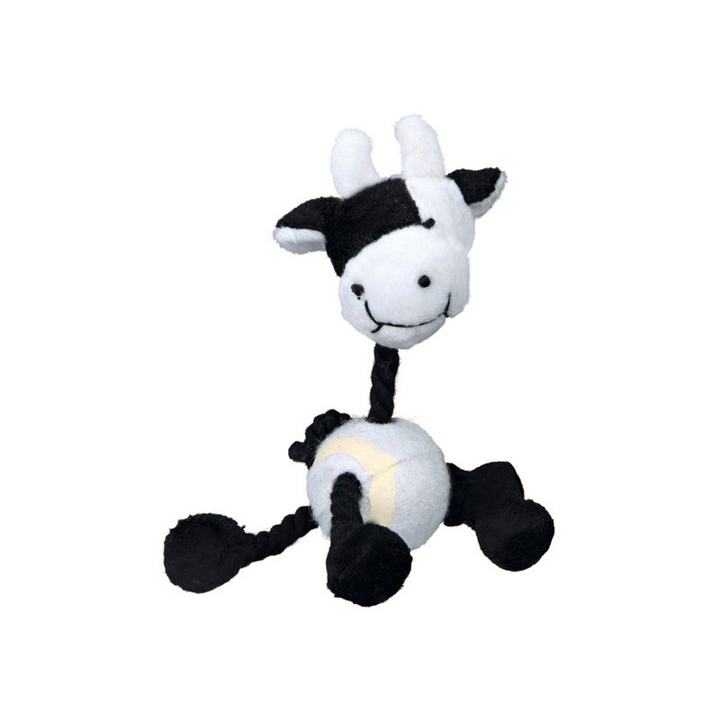 Jouet animaux peluche + balle de tennis 16cm***  TRIXIE