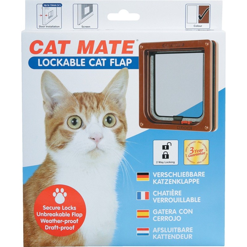 CHATIERE 2P VERROU 304 MARRON