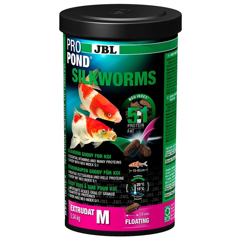 !!!!!!!  JBL ProPond Silkworms M 0,34kg 1L  NVO 5018100