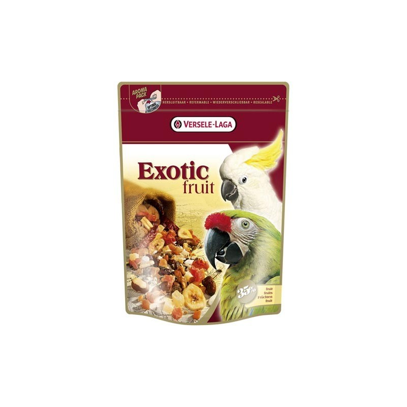 !!!!  ALIMENTS PREMIUM PERROQUETS EXOTIC FRUIT 0.6kg remplacé par 421963