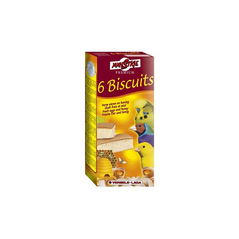 BISC OISEAUX MIEL boite de 6 biscuits**+ versele