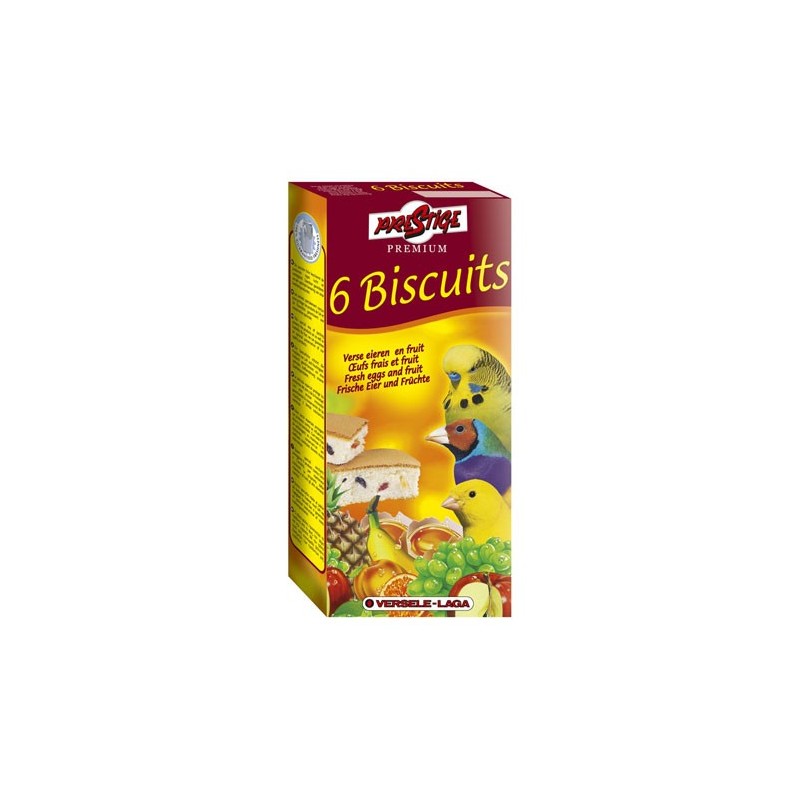 BISC OISEAUX FRUIT boite de 6 biscuits**+ versele