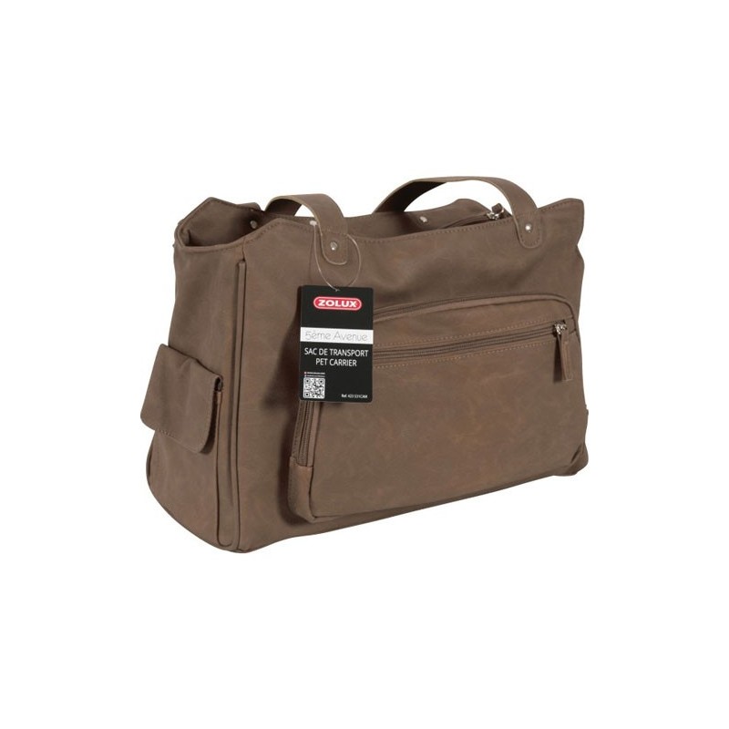 !! SAC TRANSP 5e AVENUE TAUPE (+mousse)** Zolux