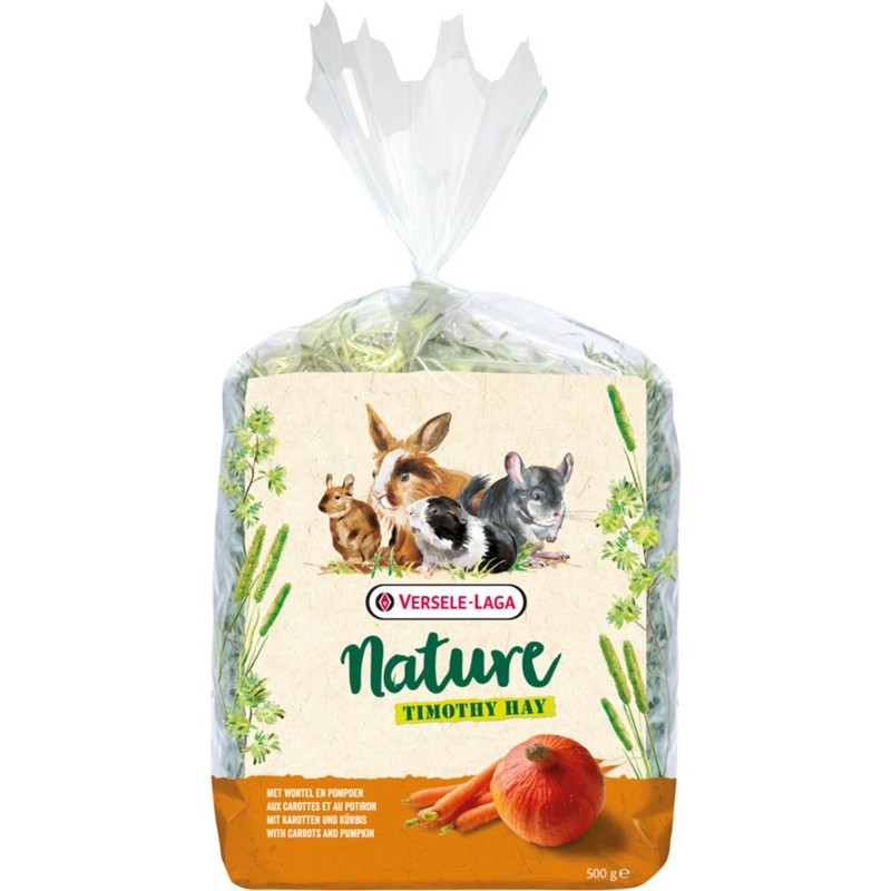 Nature Timothy Hay Carrot & Pumpkin 500g versele