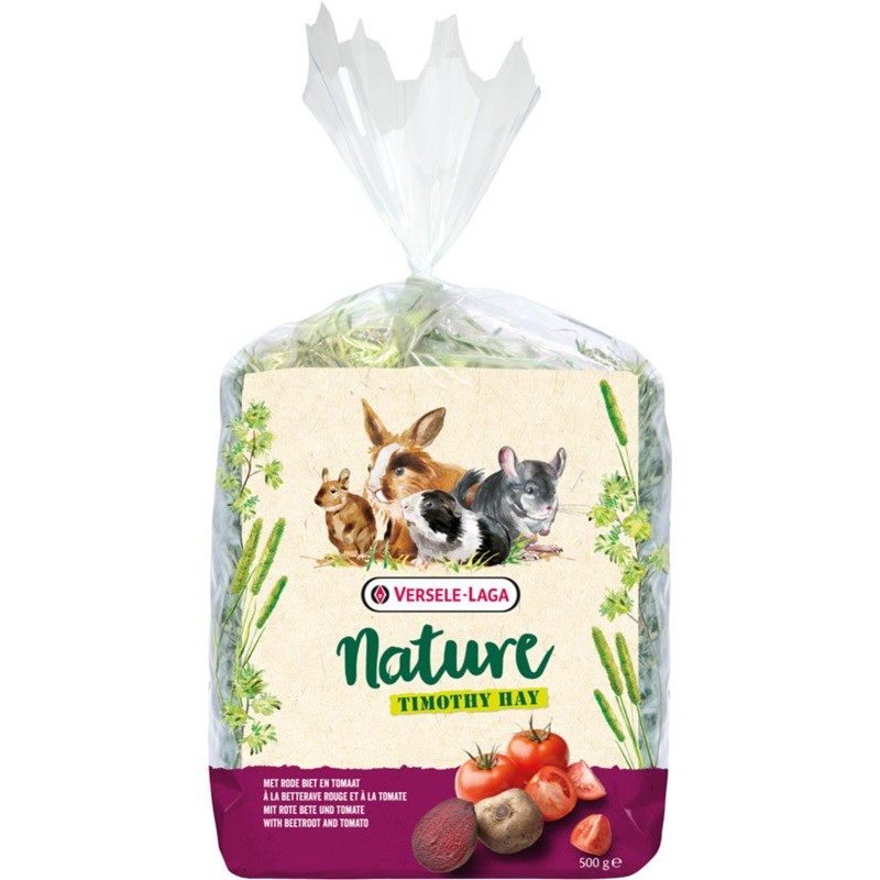 Nature Timothy Hay Beetroot & Tomato 500g versele