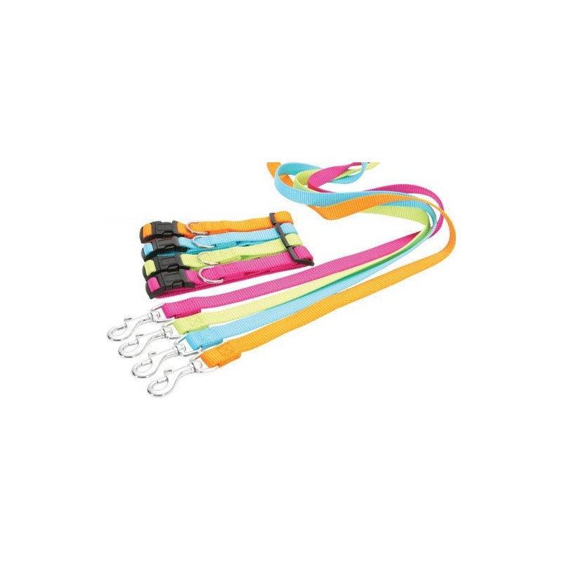 LAISSE NYLON 1M 10MM ANIS*** Zolux