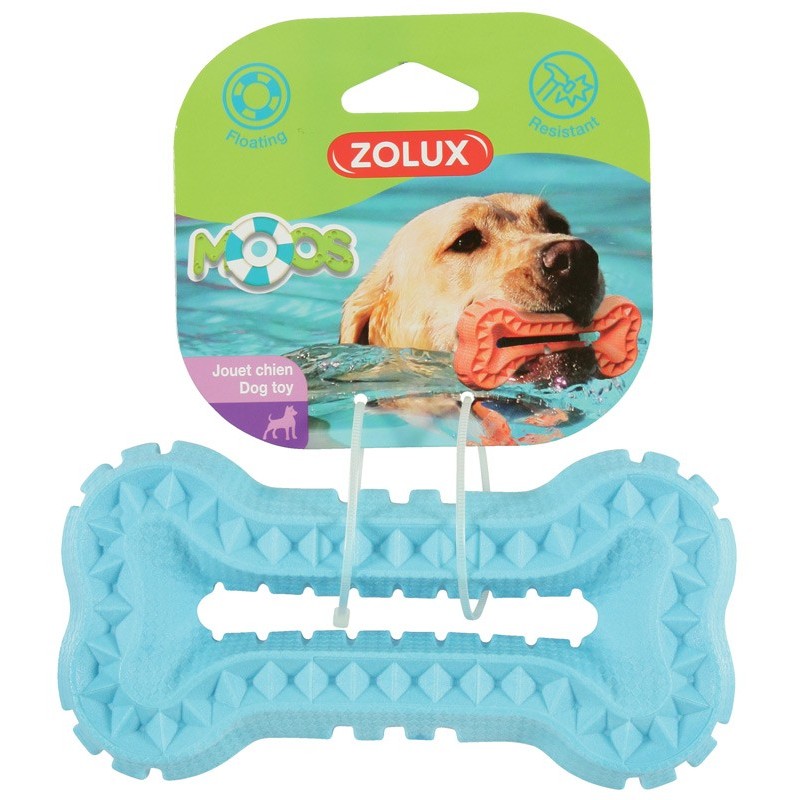 !!!!!! JOUET TPR OS MOOS 16CM BLEU