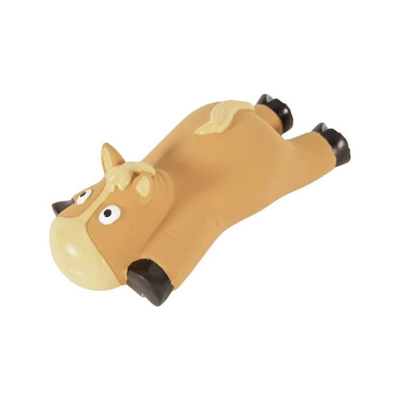 !!!!!! JOUET LATEX COUCHE CHEVAL 16CM