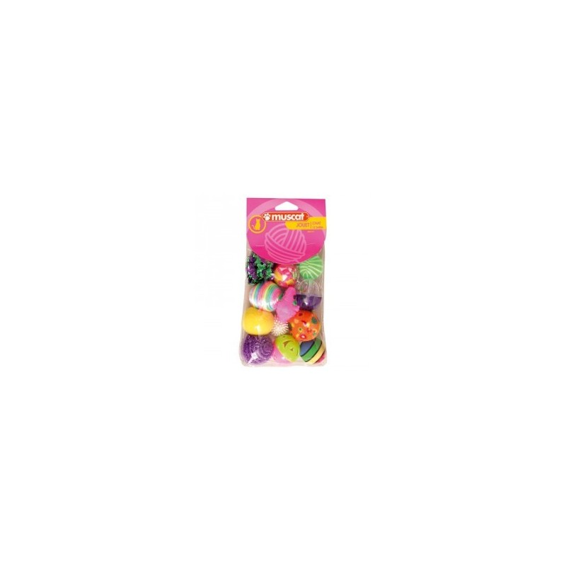 LOT DE 12 BALLES CHAT* Zolux