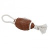 BALLE RUGBY + CORDE 10CM** Zolux
