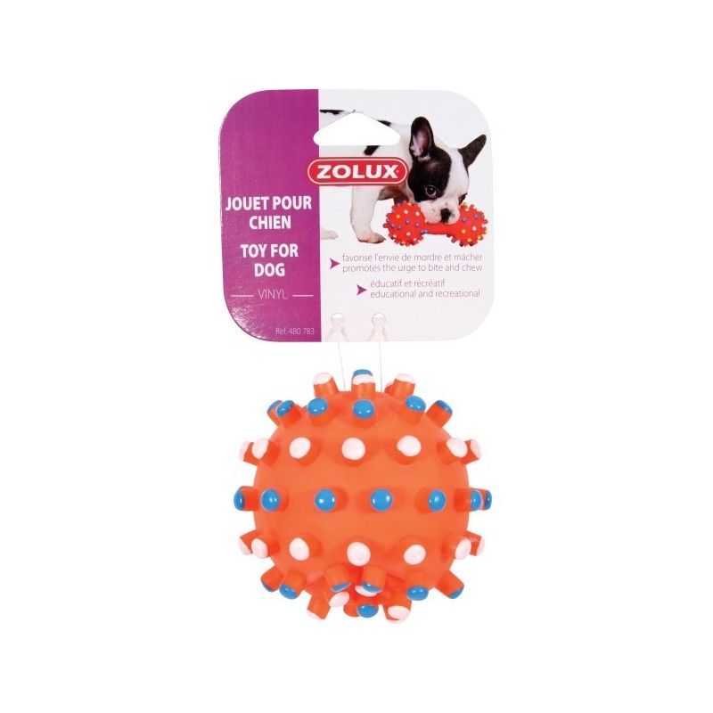 BALLE PICOTS VINYL 9CM** Zolux