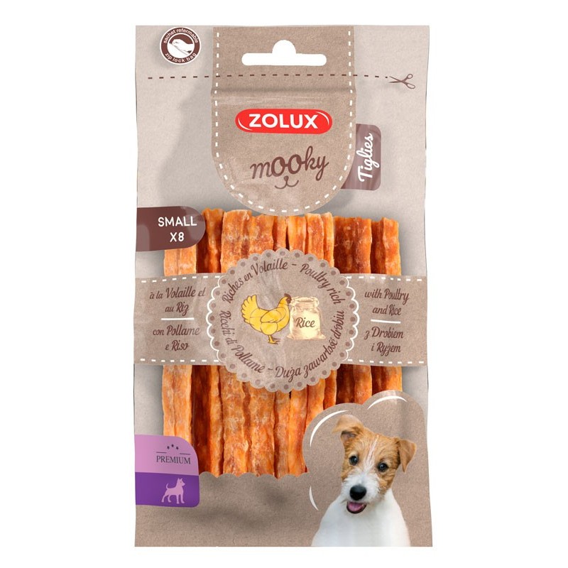 MOOKY PREMIUM TIGLIES VOLAILLE RIZ small**zolux