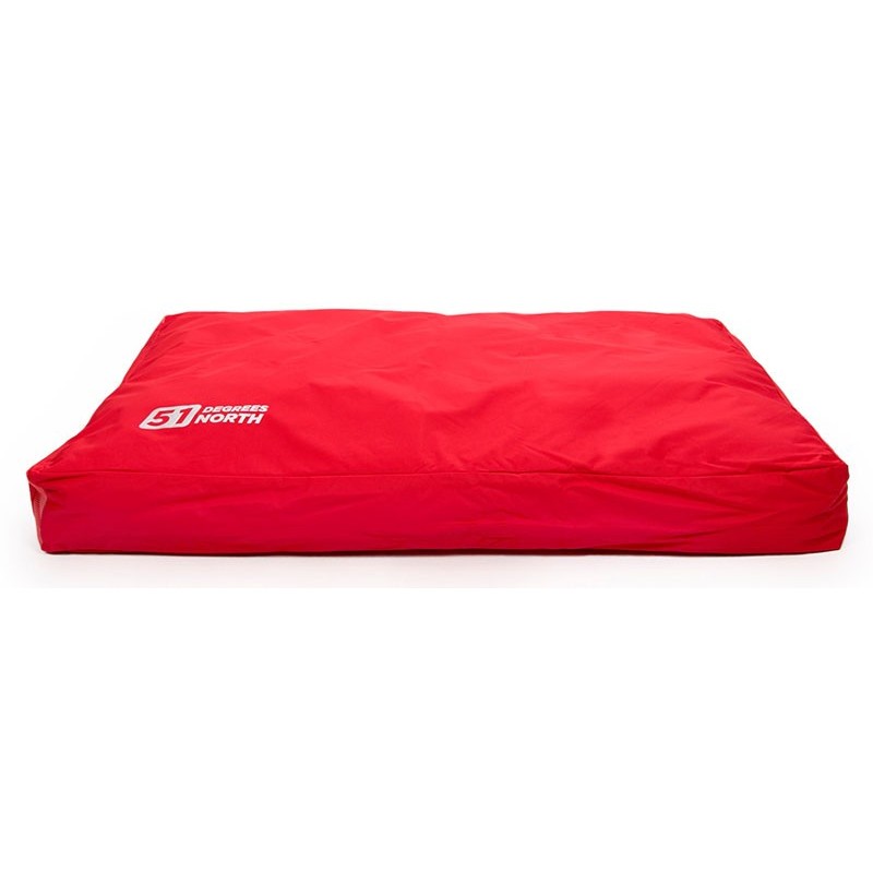 Storm - Box Pillow - Fire red - L - 115x80x15cm