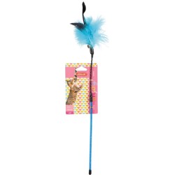 JOUET CHAT CANNE PLUMEAU AS