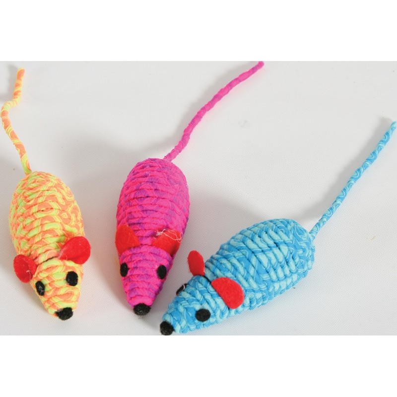 JOUET CHAT ELASTIQ SOURIS AS