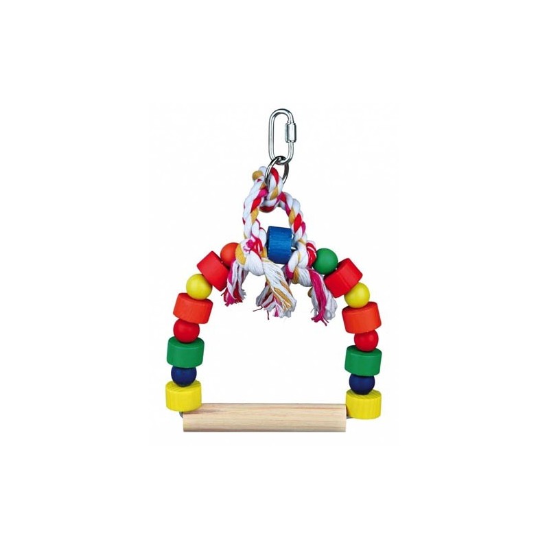 ARCEAU BALANCOIRE BLOCS BOIS 13x19cm**+ TRIXIE