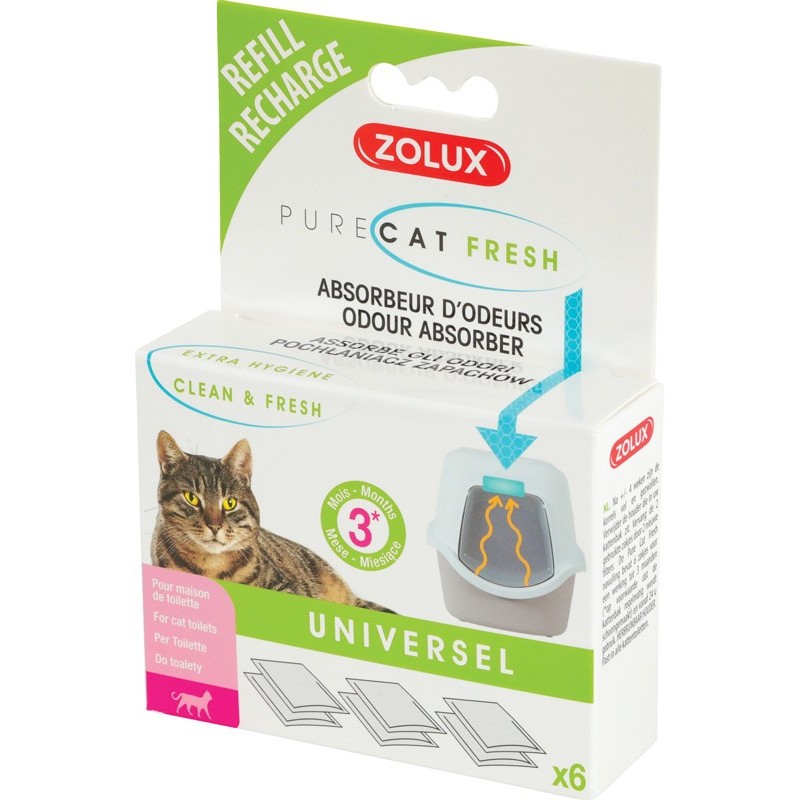 RECHAR ANTI ODEURS PURECAT FRESH ** Zolux