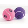 BALLE DE TENNIS BICOLORE AVEC PATTE 6.3CM**