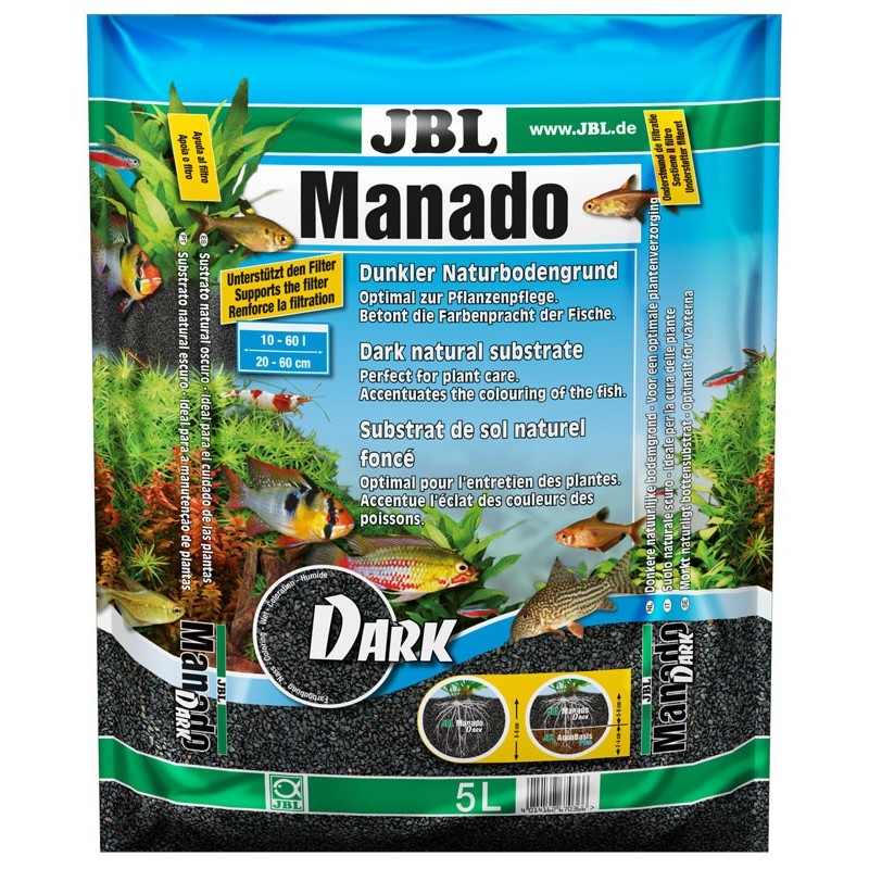 JBL MANADO DARK 5L (Substrat naturel)**