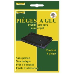 BOITE DE 4 PIEGES A GLU