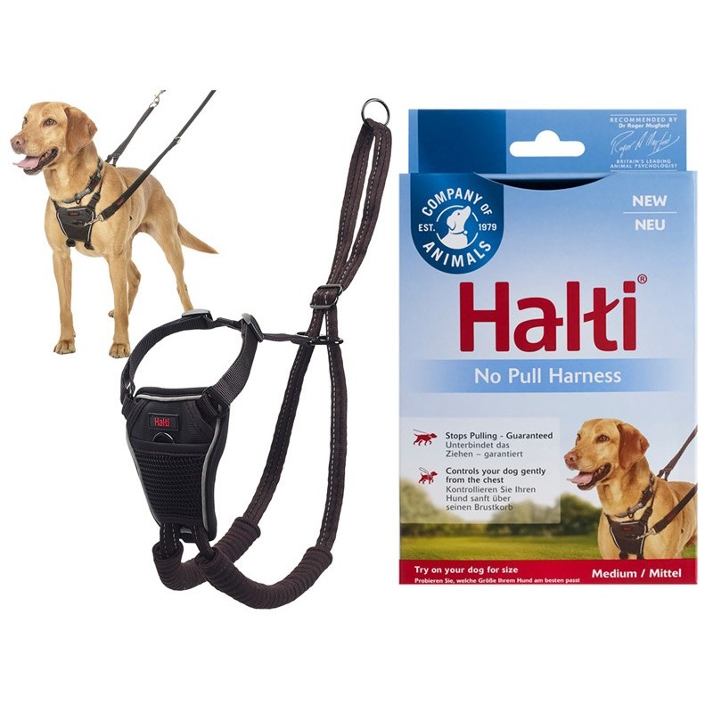 HALTI NO PULL HARNAIS NOIR M* VADI