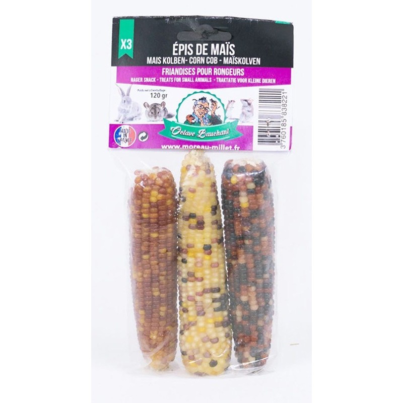 SACHET DE 3 EPIS DE MAIS COULEUR** Moreau