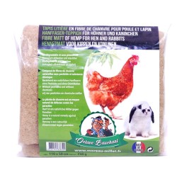 TAPIS LITIERE CHANVRE LAPIN...