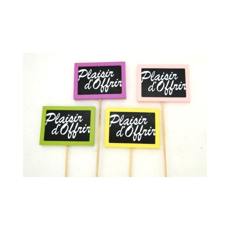 PICK ARD "PLAISIR D'OFFRIR" (ASST 4) 7.5X5.5 H30CM