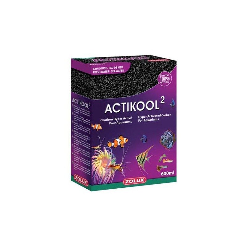 ACTIKOOL2 600ML (Charbon actif)**+  330040 Zolux